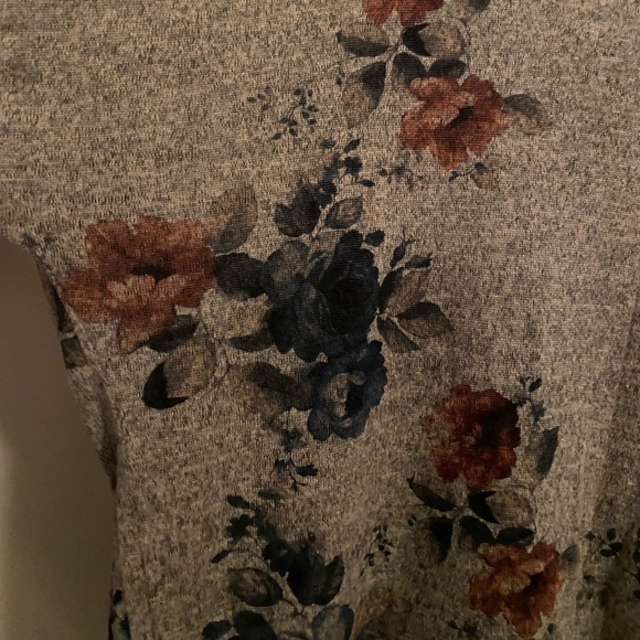 Open front long and floral - Picture 2 of 4